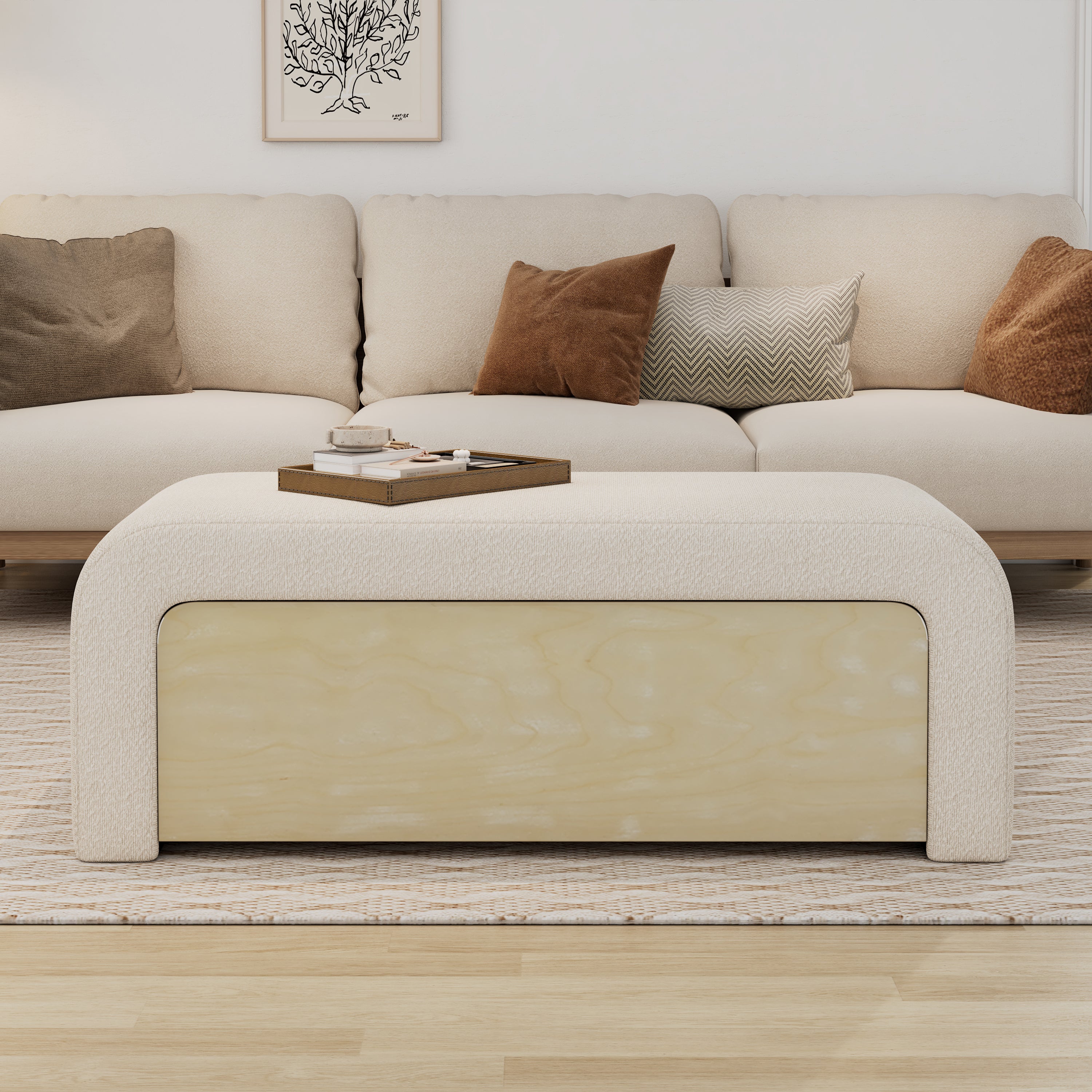 Siv Boucle Ottoman