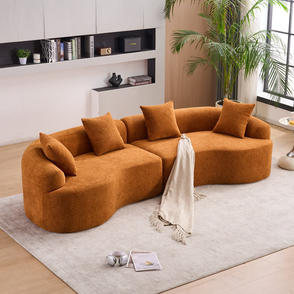 Valdis Curved 110" Sofa