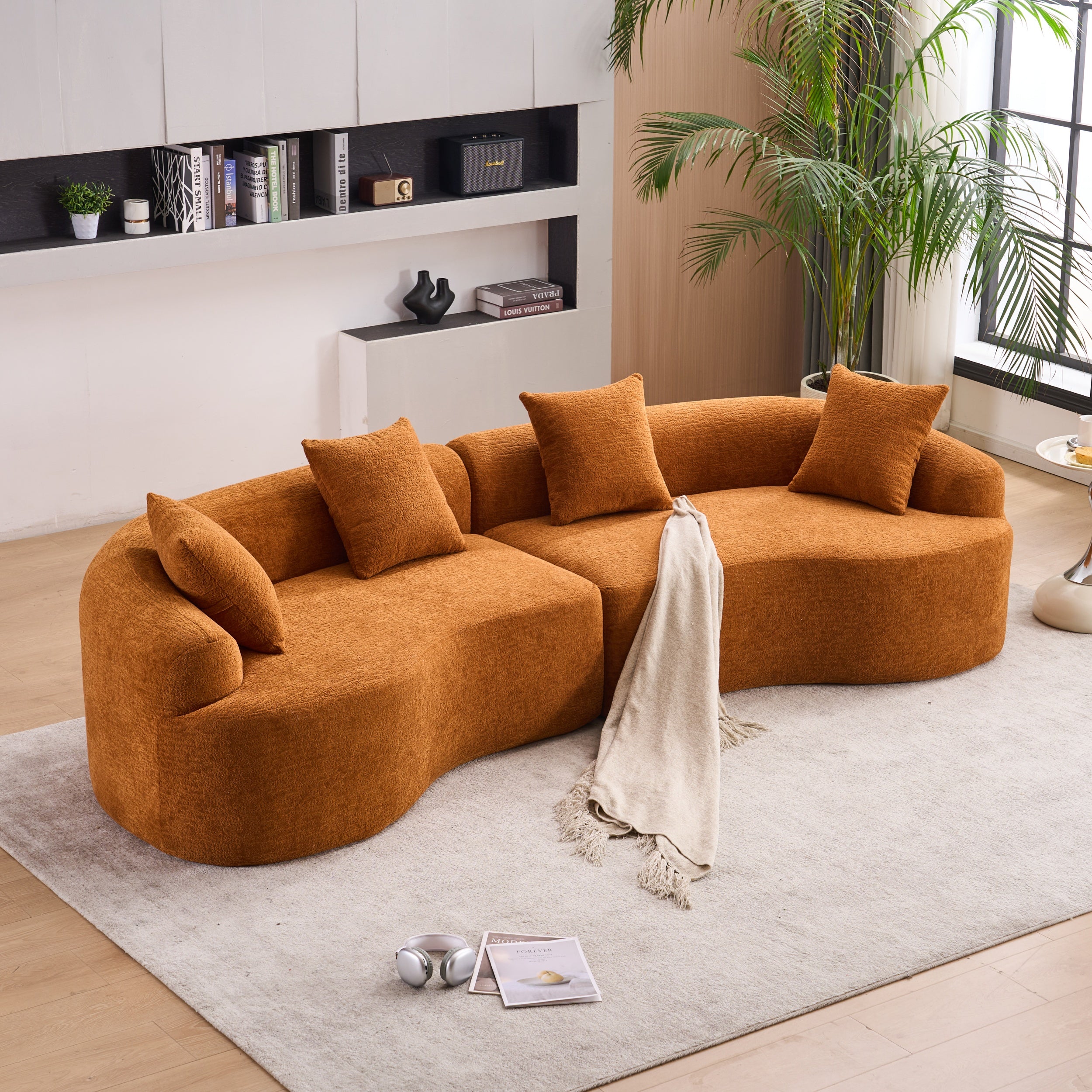 Valdis Curved 110" Sofa