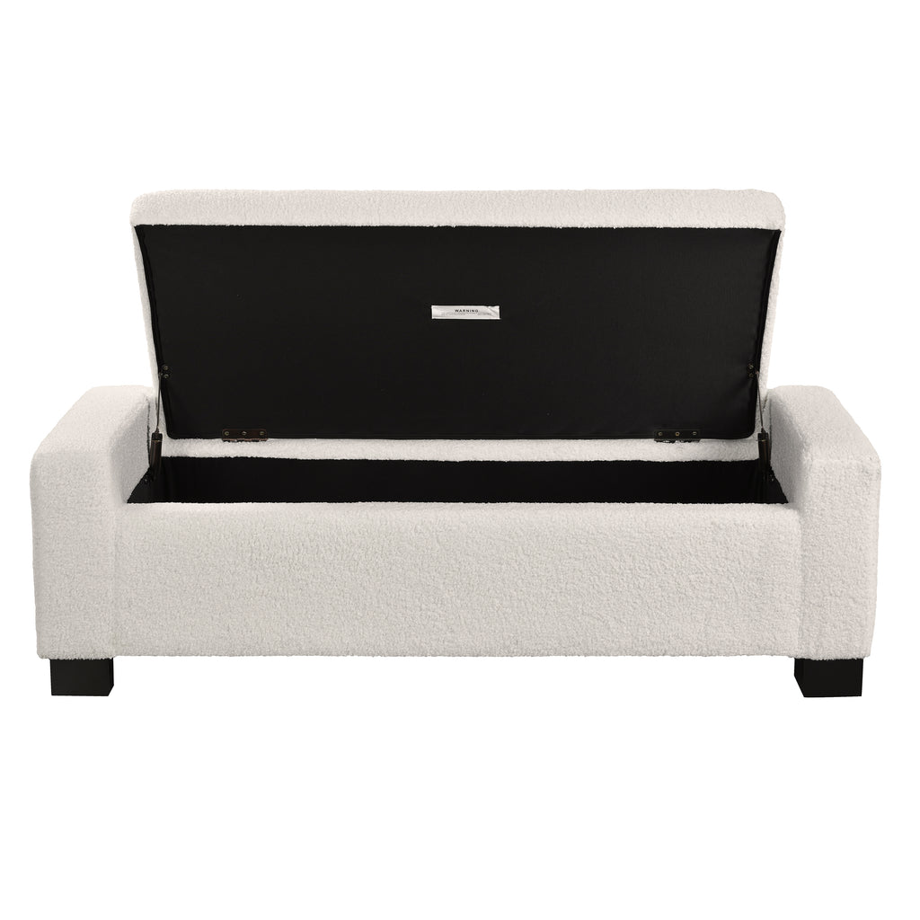 Jeppe Storage Boucle Ottoman