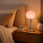 Bordlampe med Flammeagtig Lyseffekt