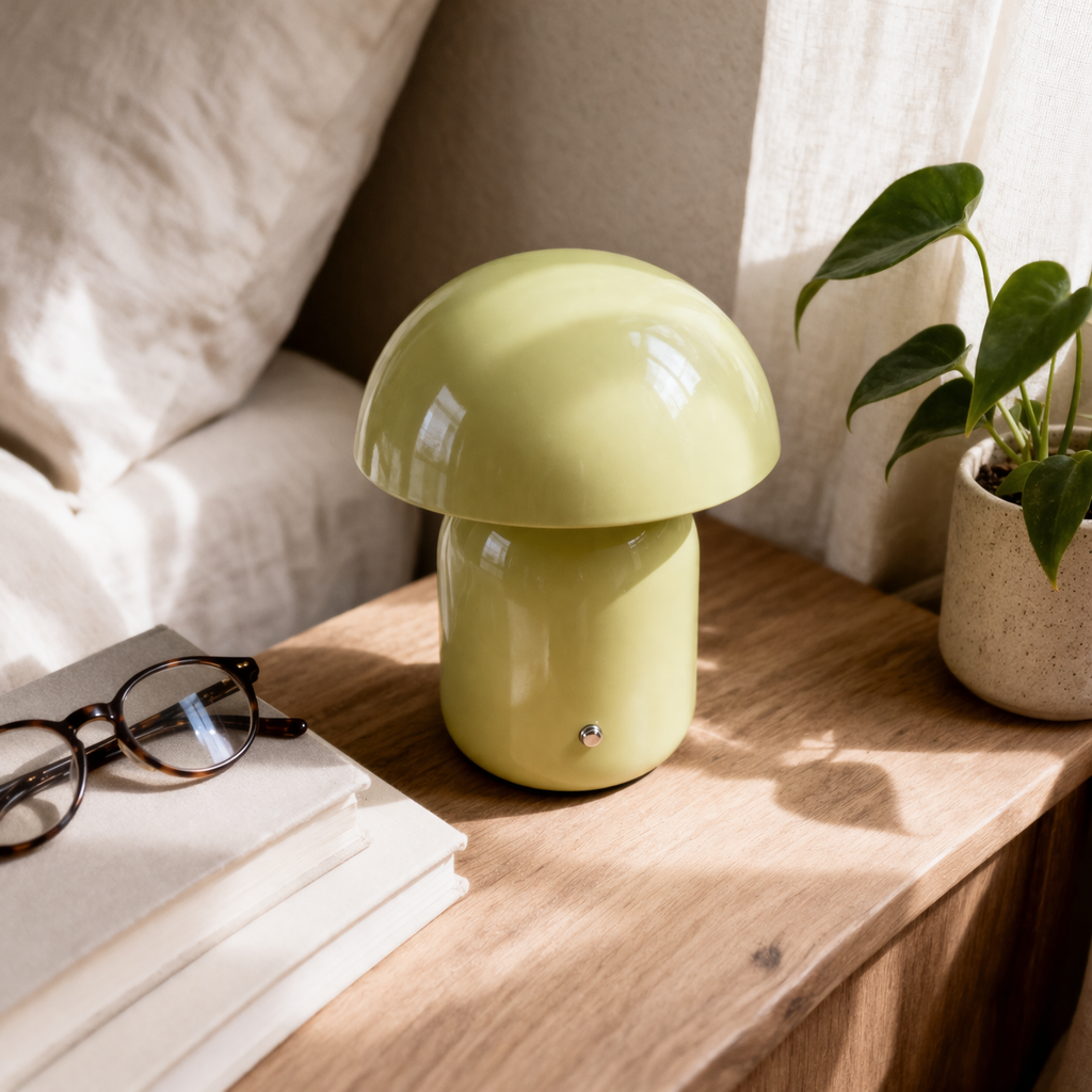 Table Lamp With Touch Control And Adjustable Light Color