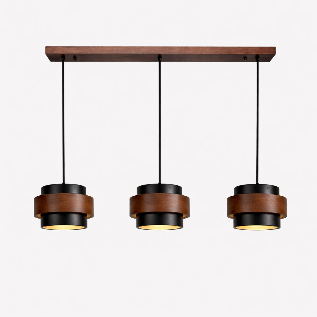 Suspension en travertin design japandi