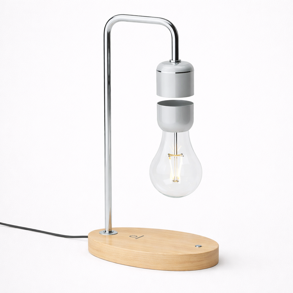 Lampe de table flottante avec effet magnétique