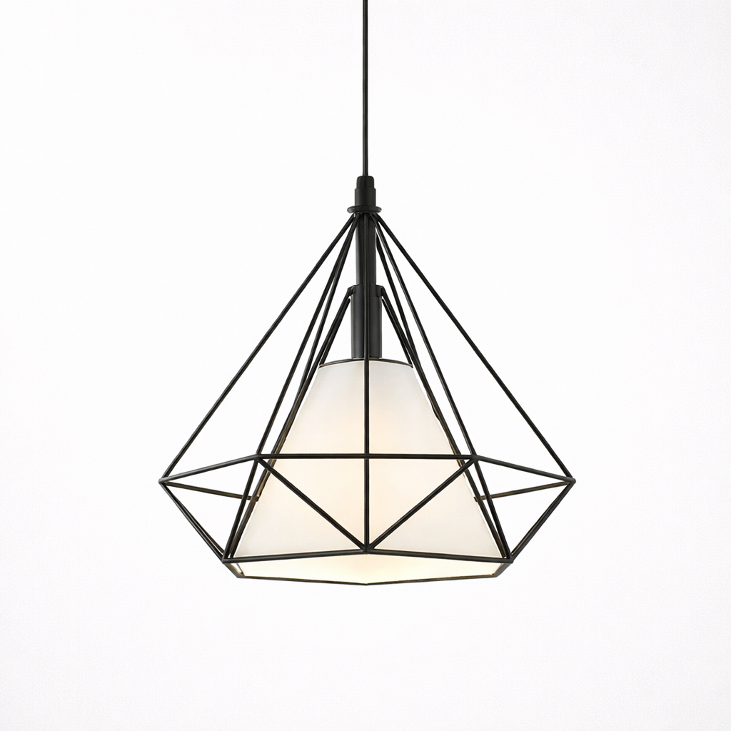 Suspension avec Cadre en Fer et Connexion E27