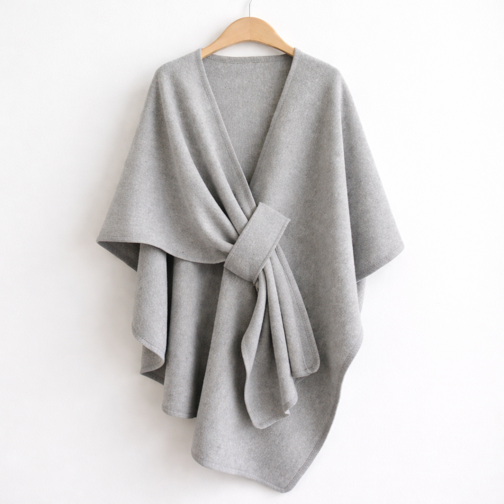 Veste Femme Coupe-vent en Forme d’Écharpe