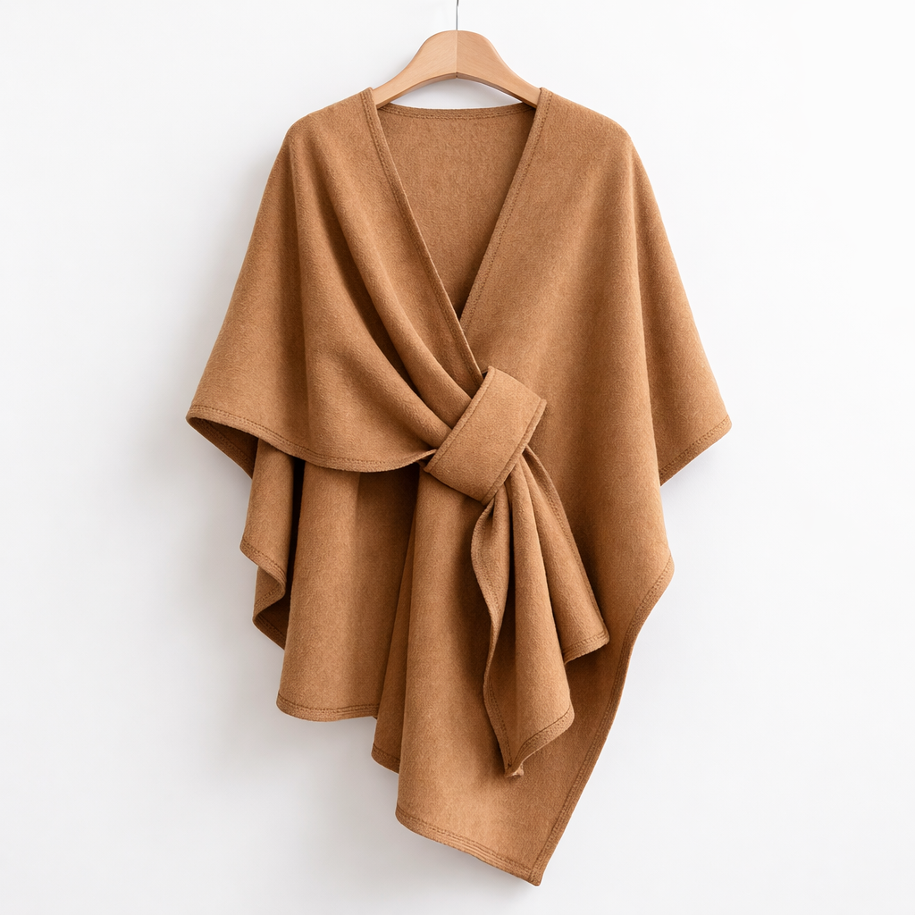 Veste Femme Coupe-vent en Forme d’Écharpe