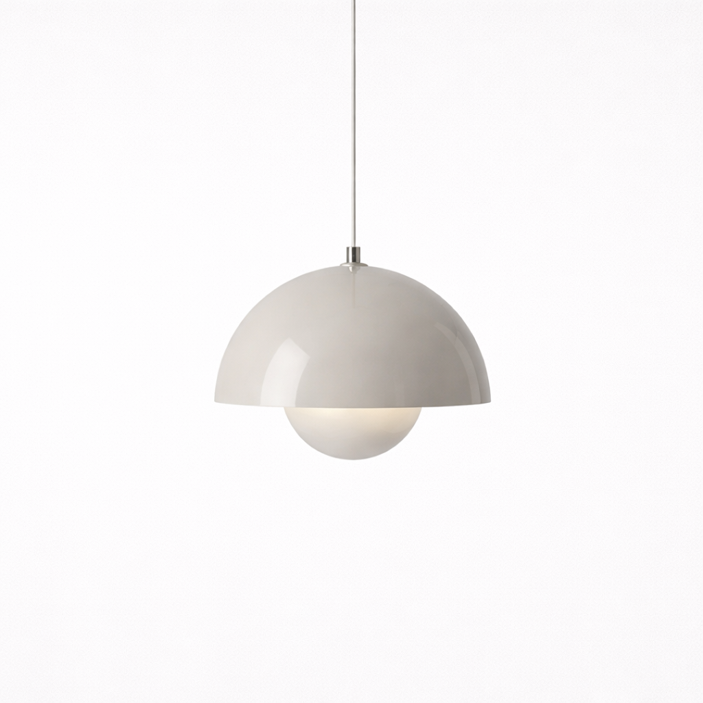 Danish Pendant Lamp in Flower Shape