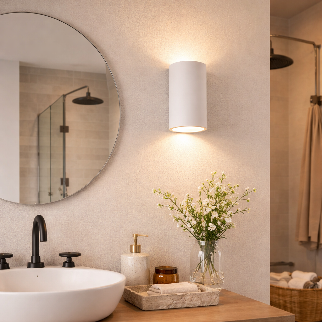 Wandlamp Met Dubbele Lichtuitgang En Strakke Vorm