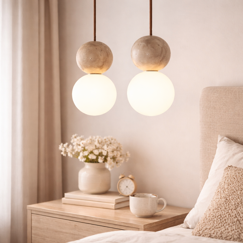 Rund Wabi-Sabi Pendel