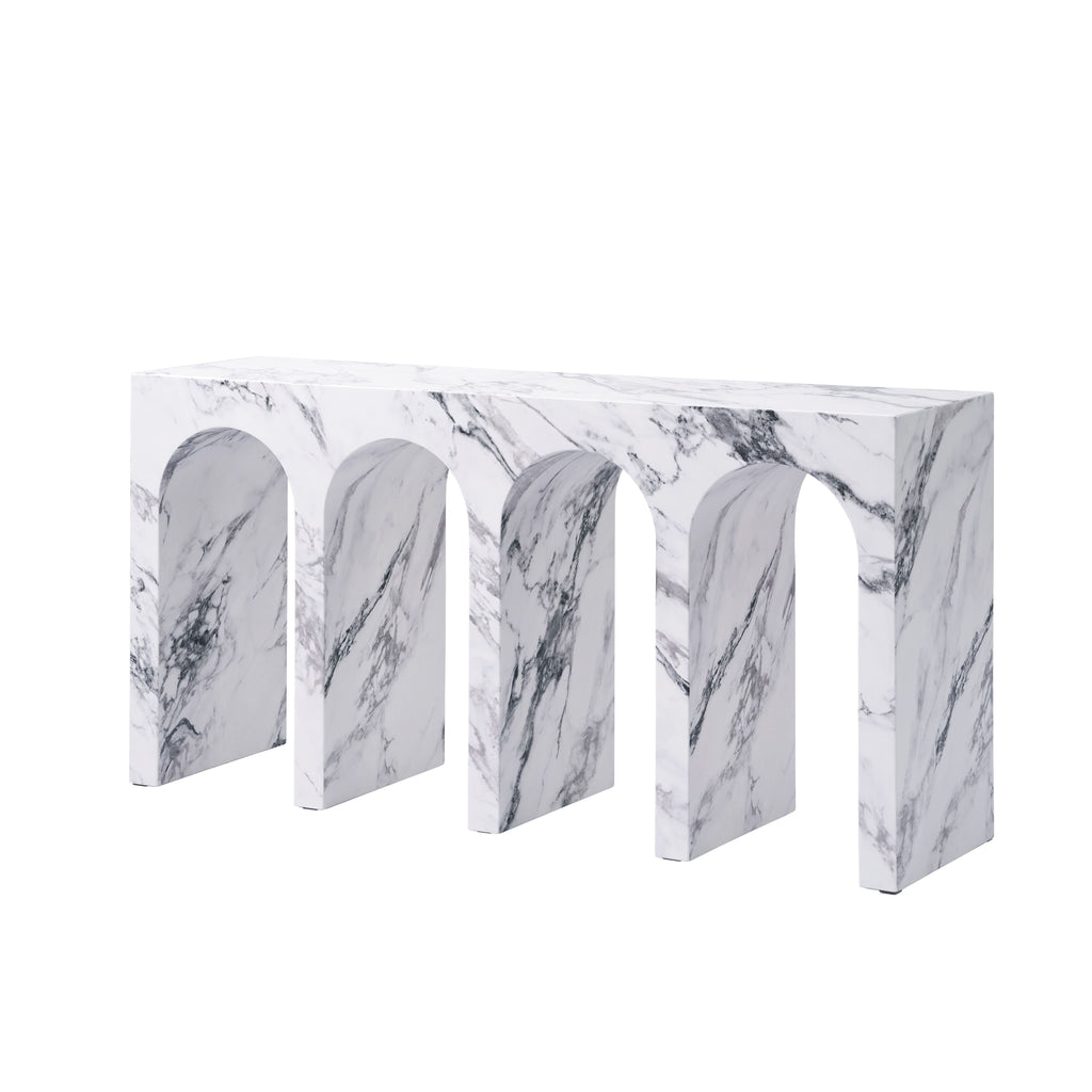 Alvar Stone Console Table