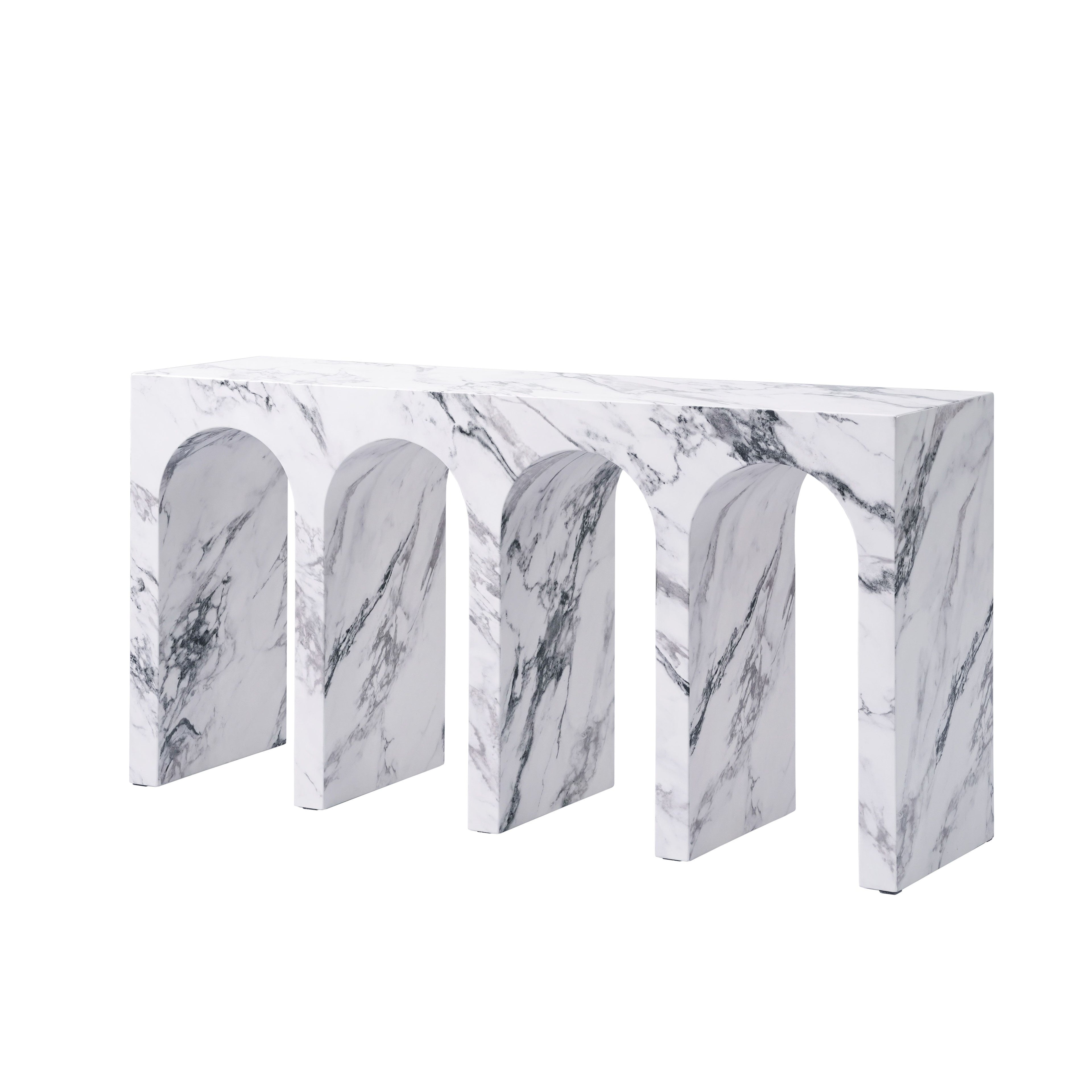 Alvar Stone Console Table
