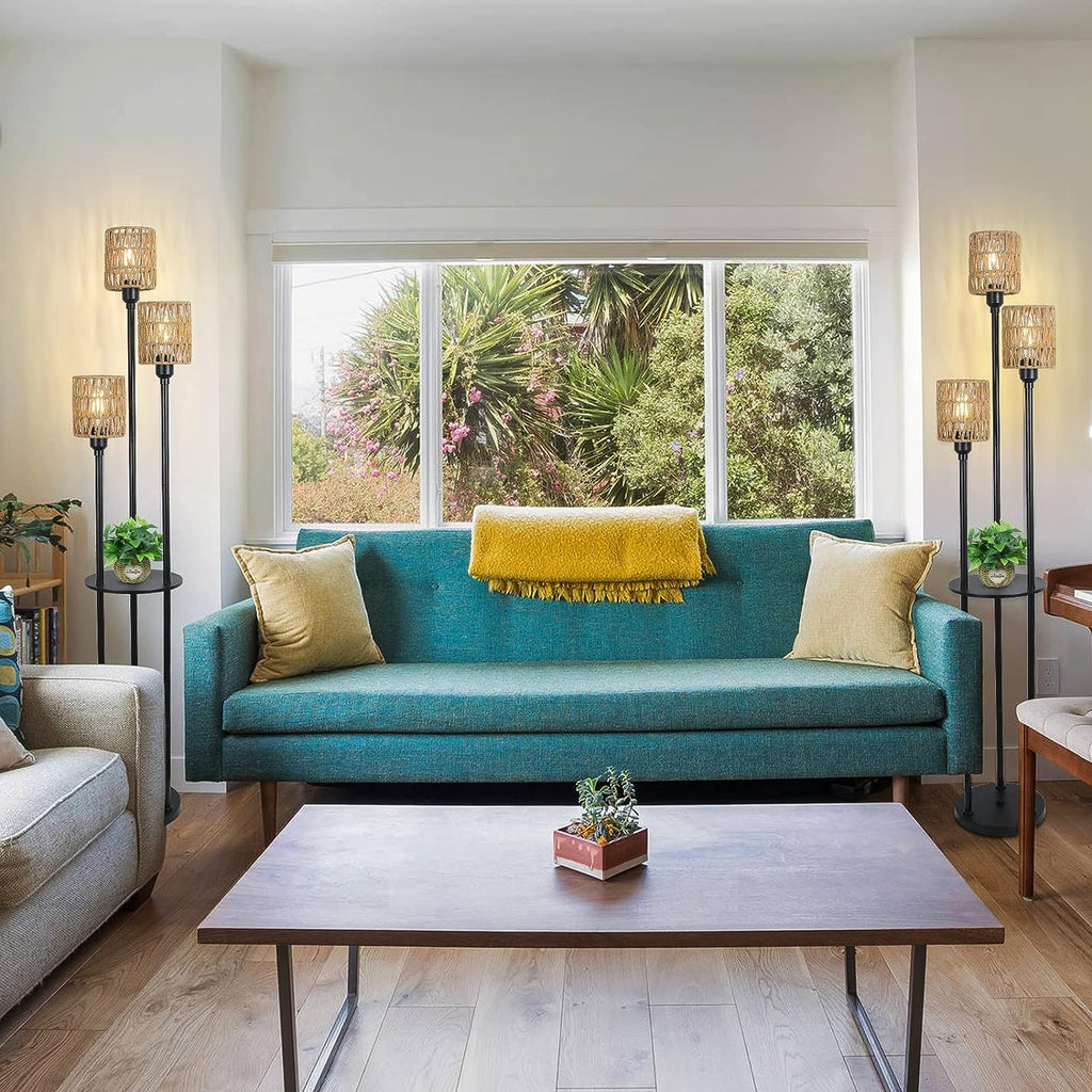 Ovedie Boho Floor Lamp