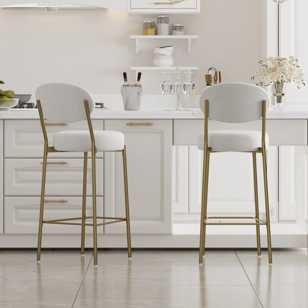 Hilde Round Velvet Dining Chair