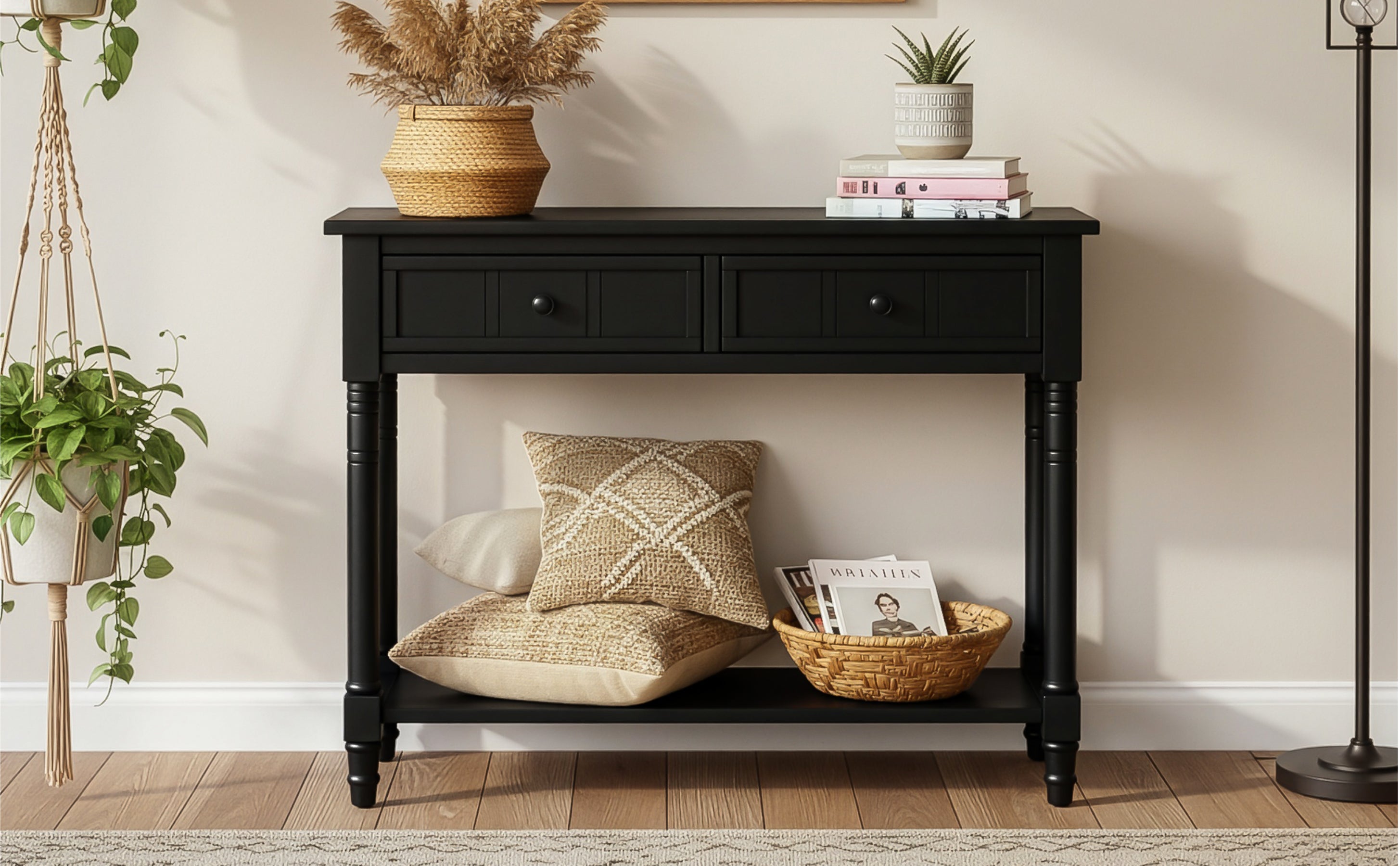 Rolf Solid Wood Console Table