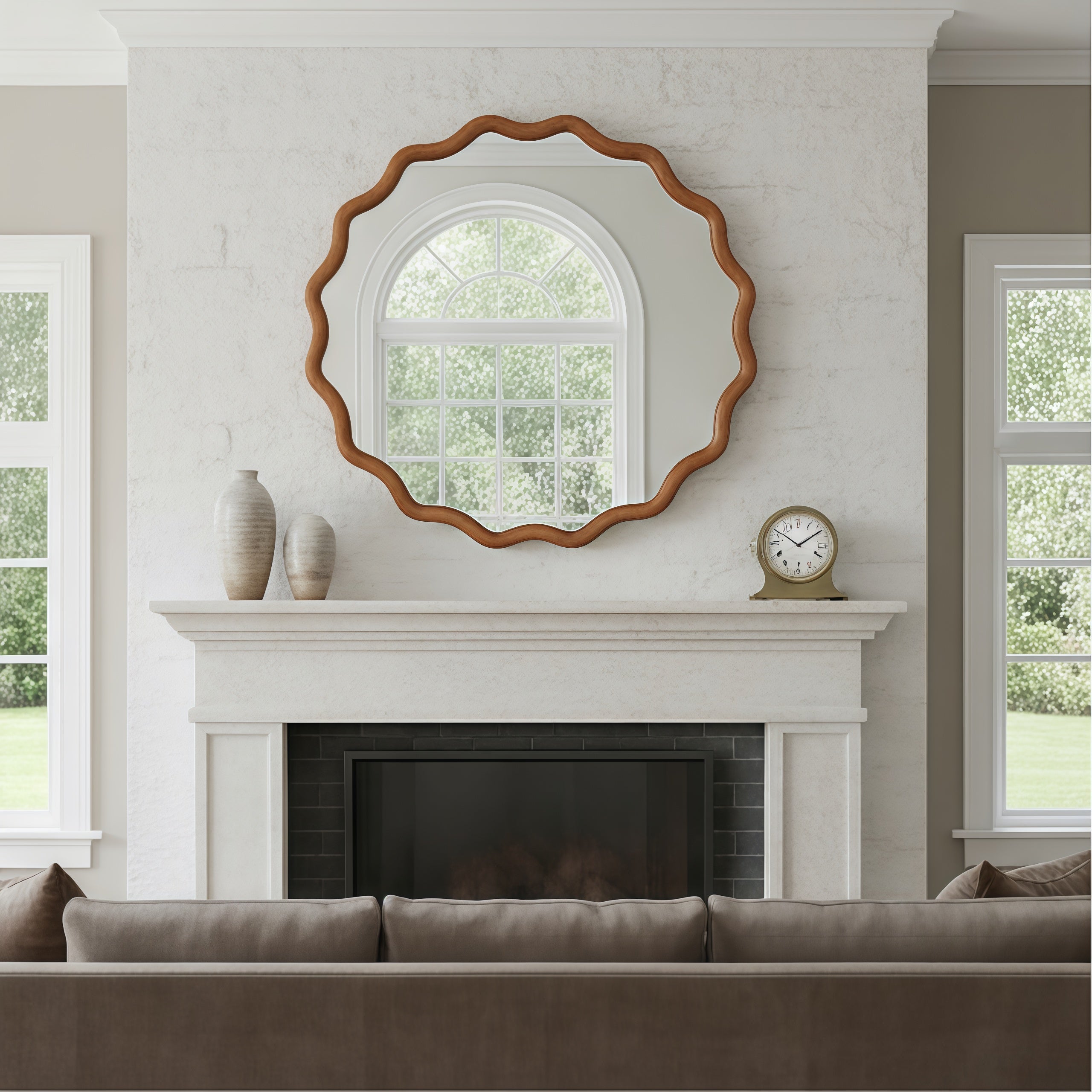 Ivalo Wavy Wall Mirror