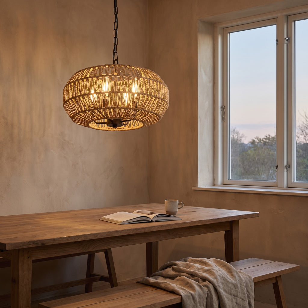 Jofride Rattan Pendant Light
