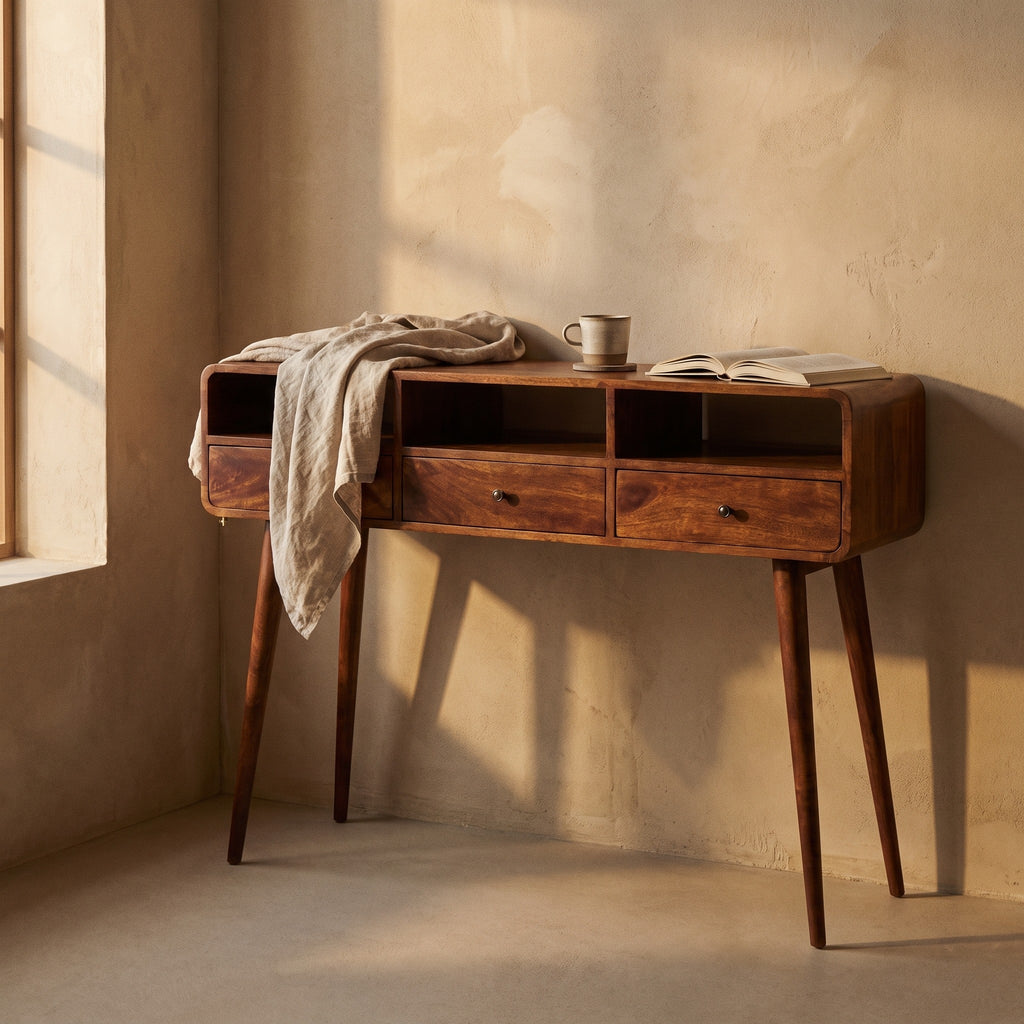 Tarjei Curved Chest of Drawers