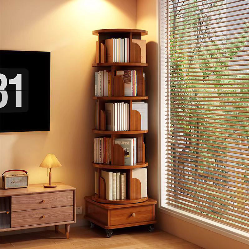 Polly Storage Walnut Bookshelf