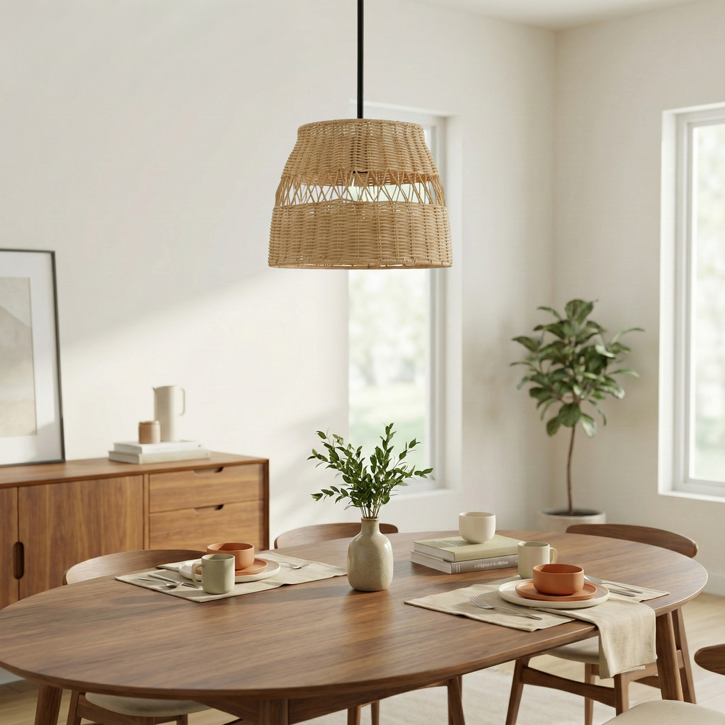Yria Rattan Pendant Light