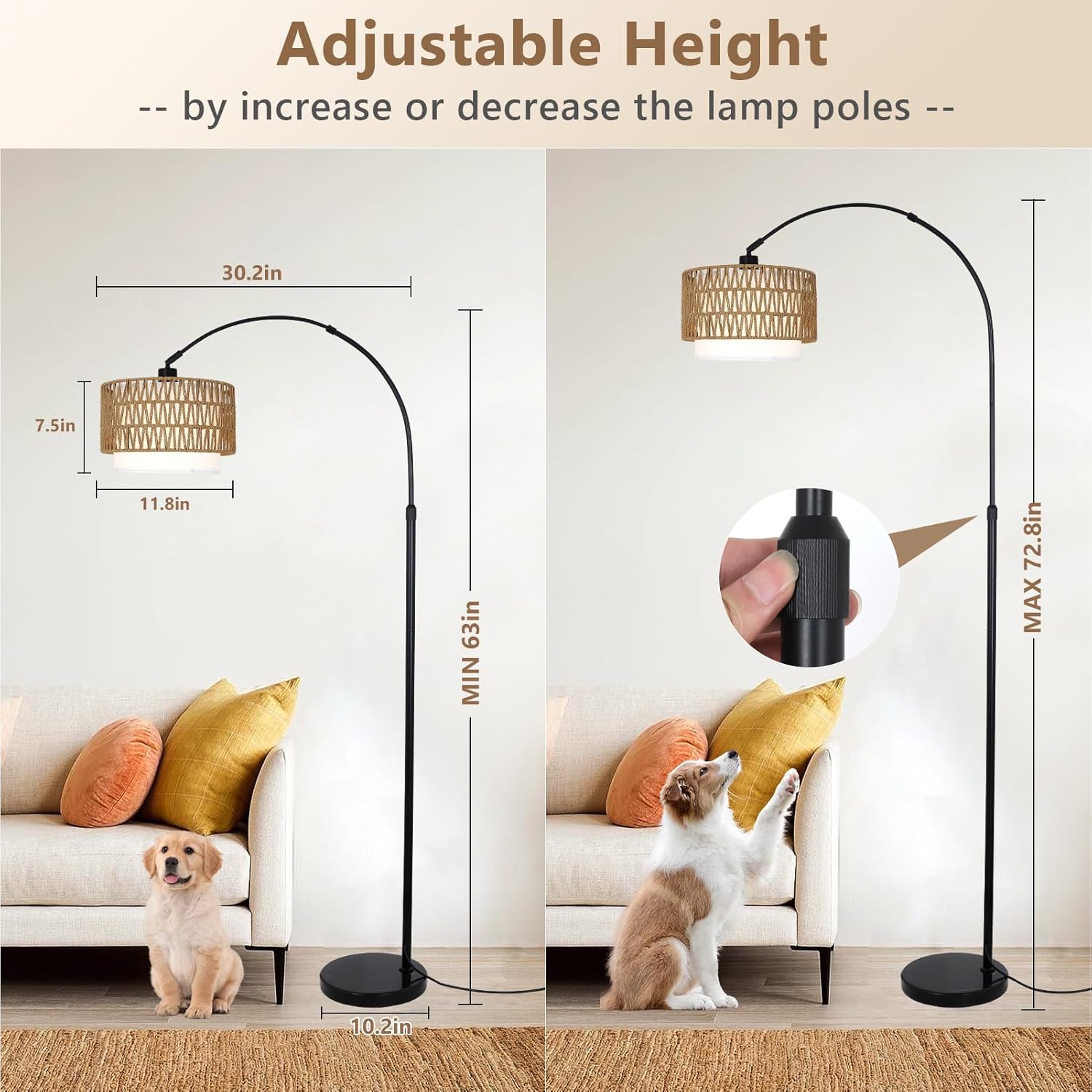 Bertine Arc Floor Lamp