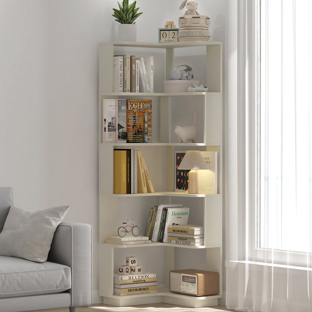 Oydis Corner Bookshelf
