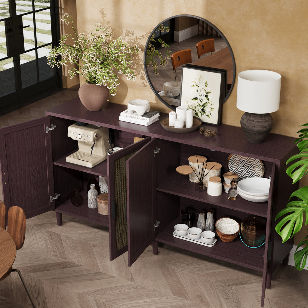 Kari Storage Rattan Cabinet
