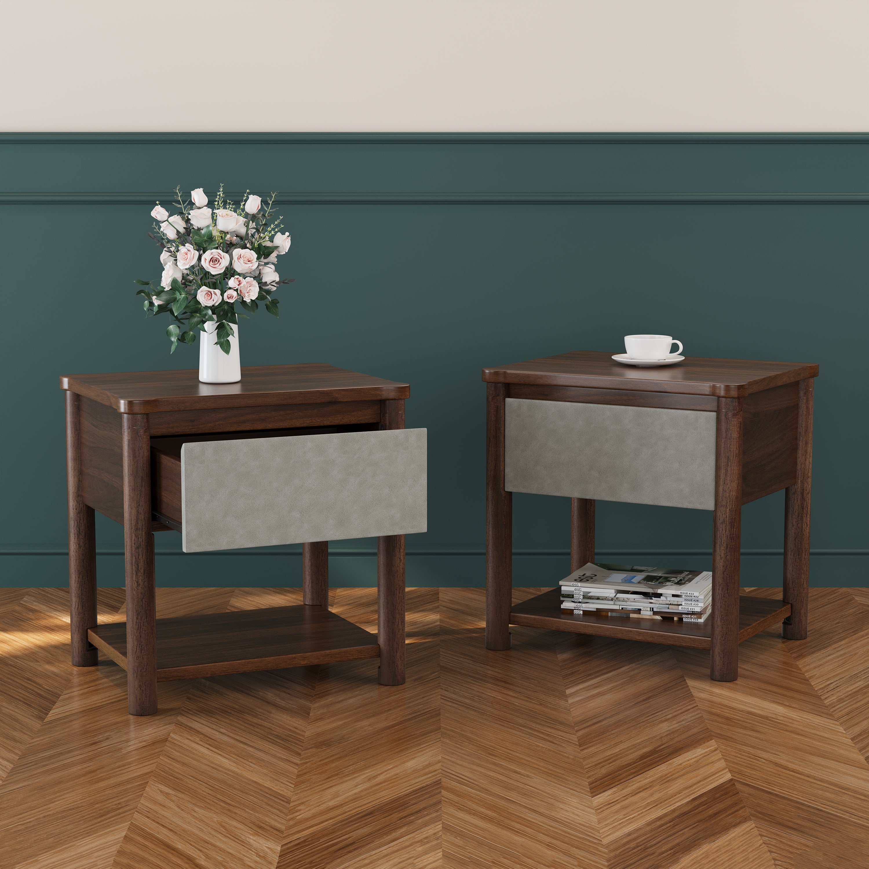 Brynn Walnut Nightstand