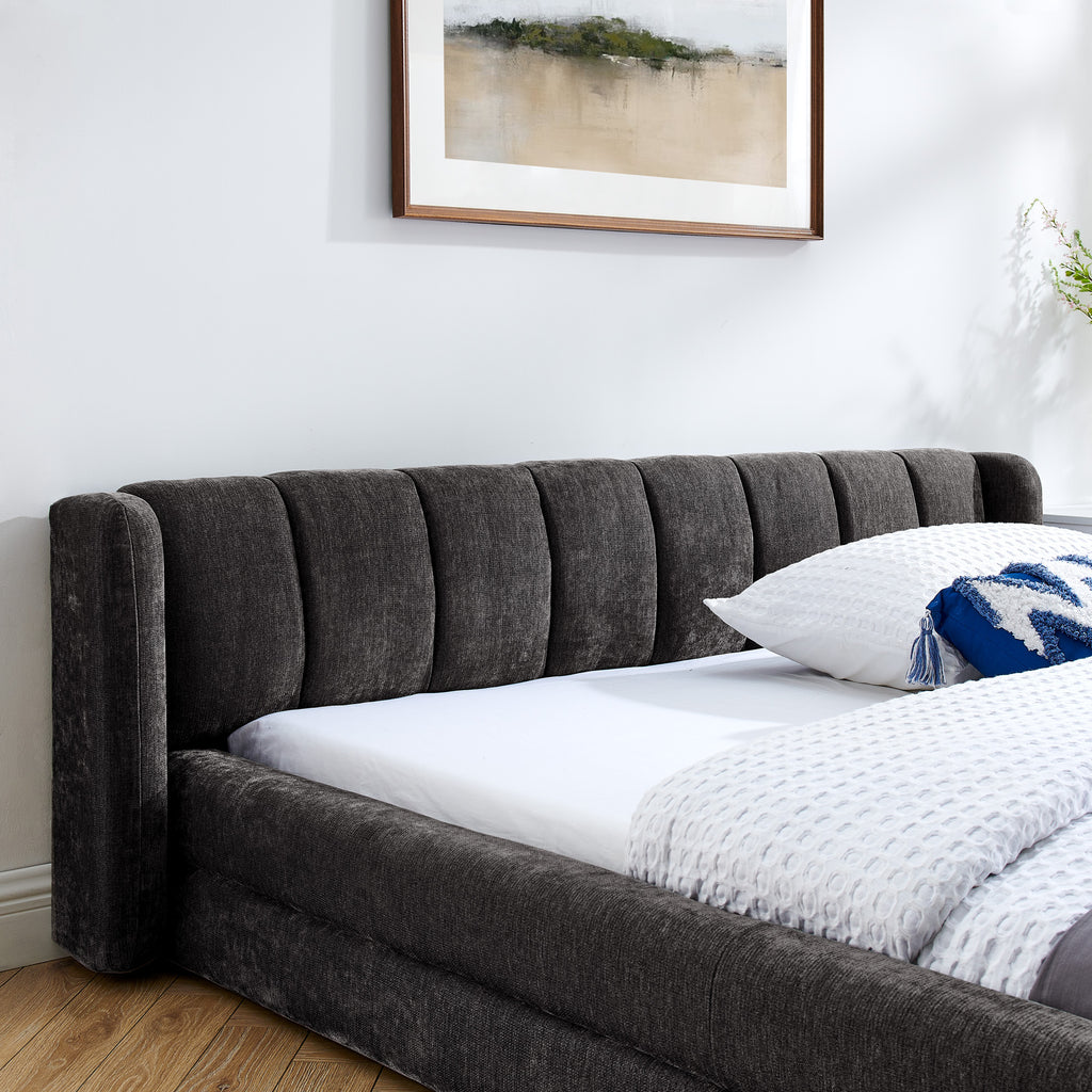 Lauge Round Queen Platform Bed Frame