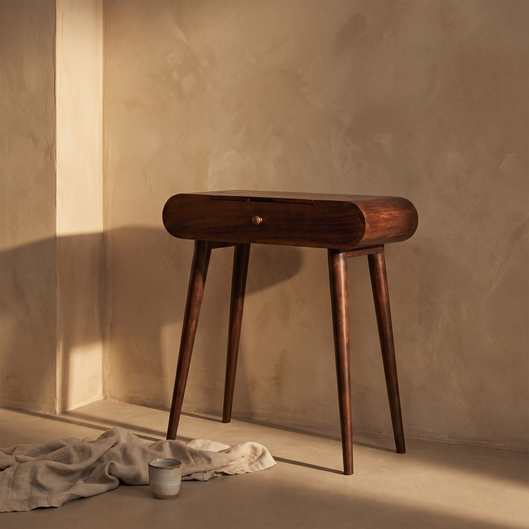 Jorid Solid Wood Wall Mirror