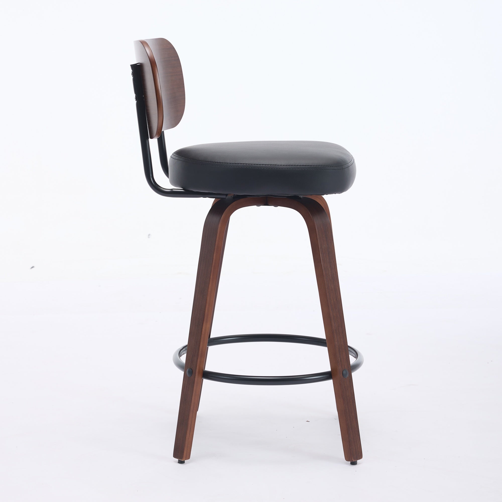 Aina Swivel Walnut Dining Chair