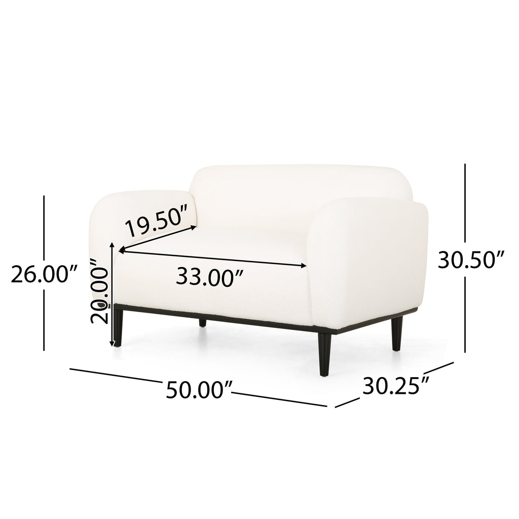 Ylva Boucle Loveseat