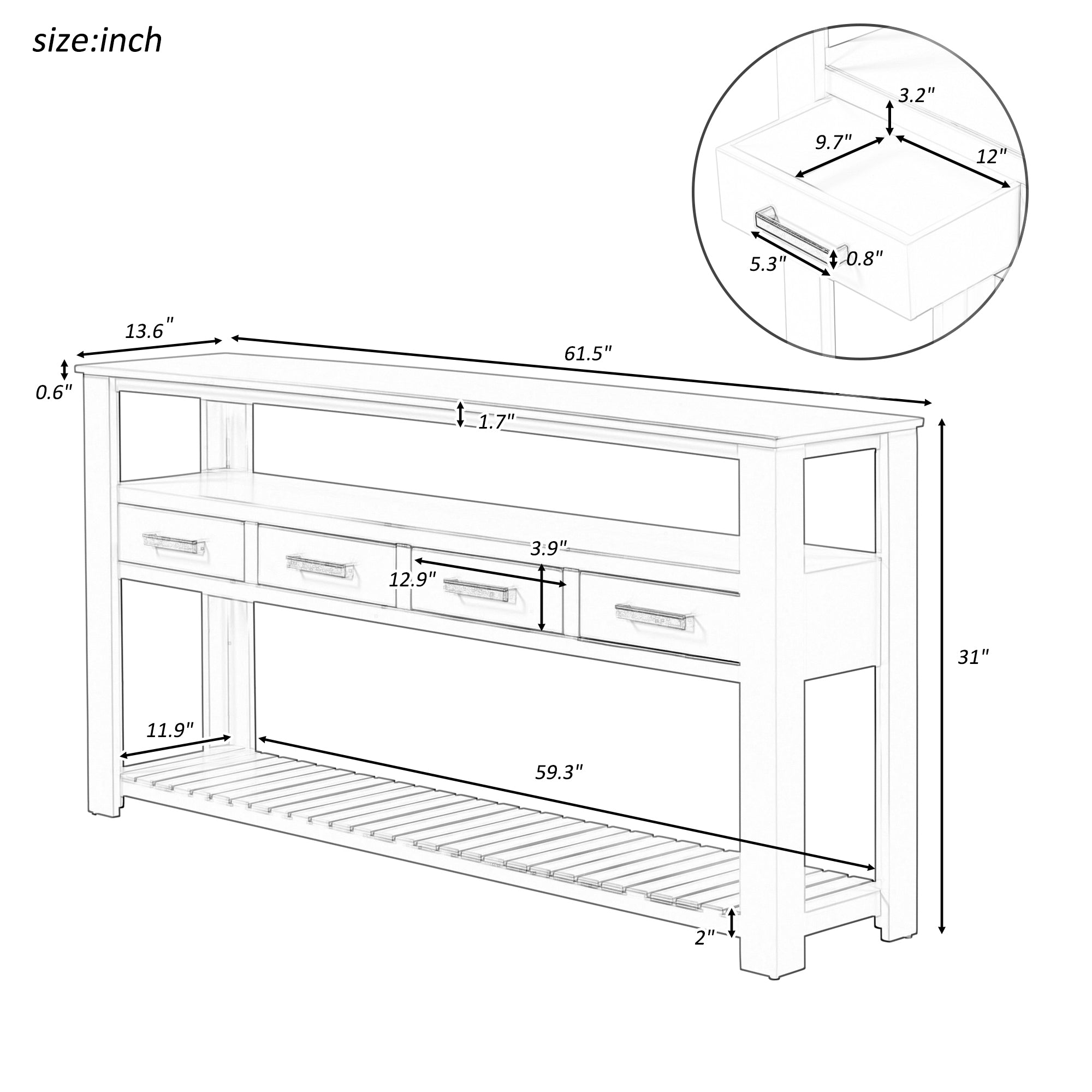 Lykke Console Table