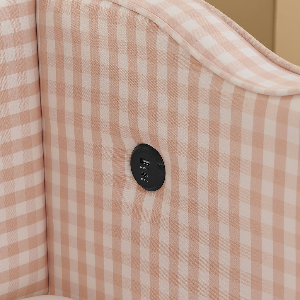 Hege Linen Twin Bed Frame