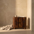 Ake Solid Wood Nightstand