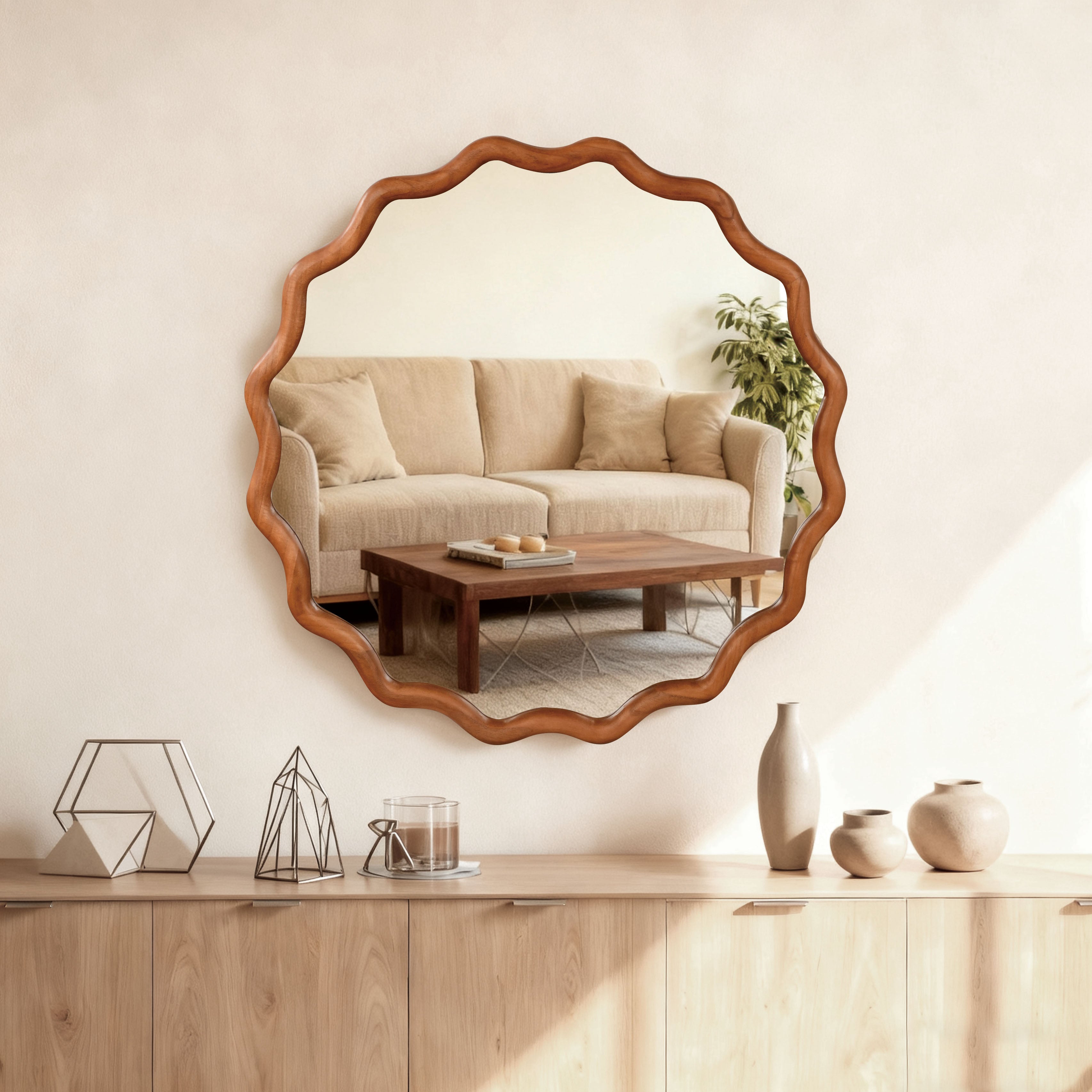 Ivalo Wavy Wall Mirror