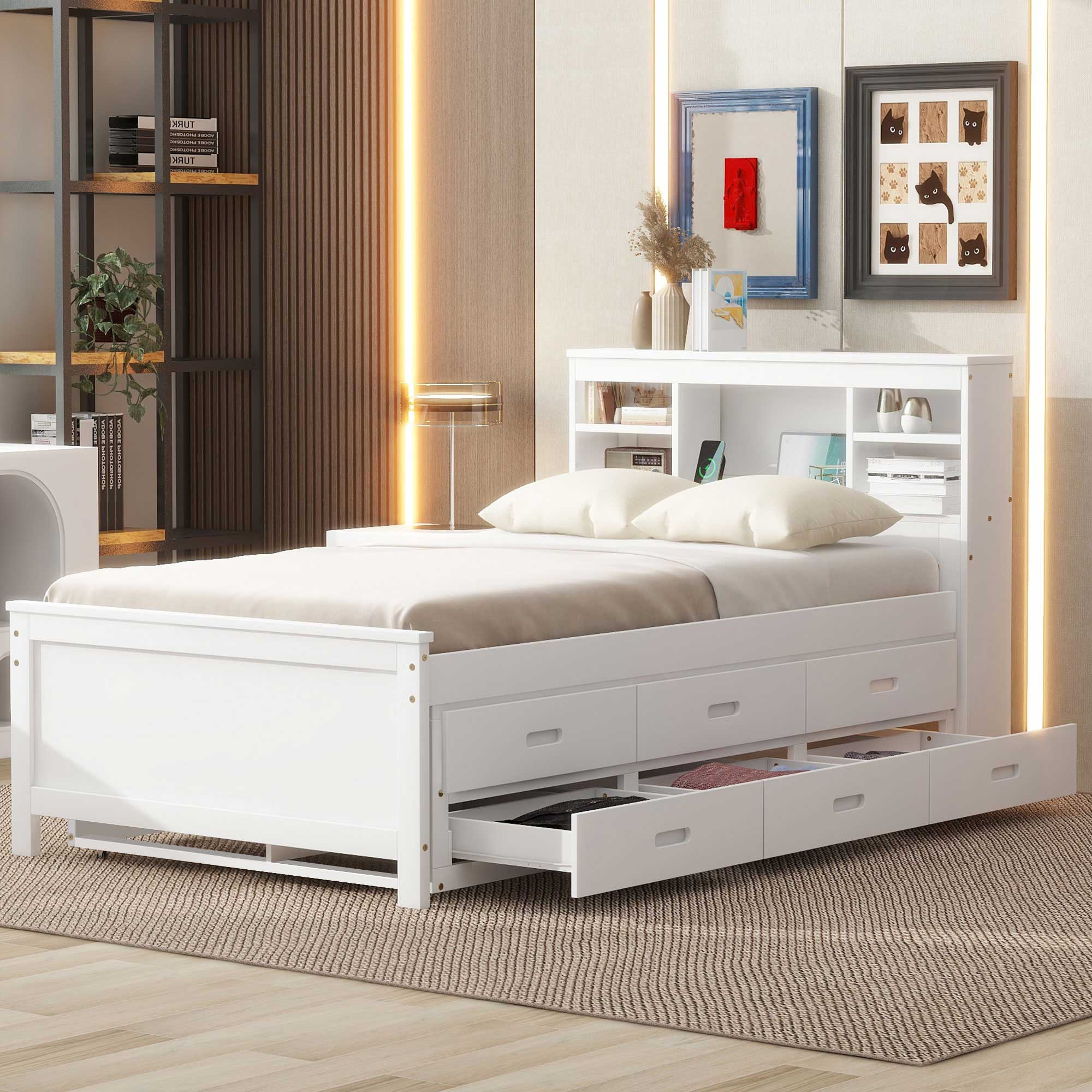 Malin Solid Wood Twin Platform Bed Frame
