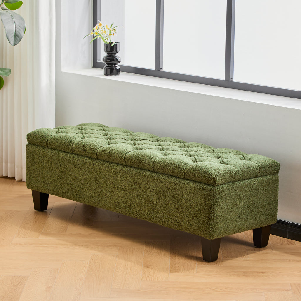 Pil Storage Boucle Ottoman