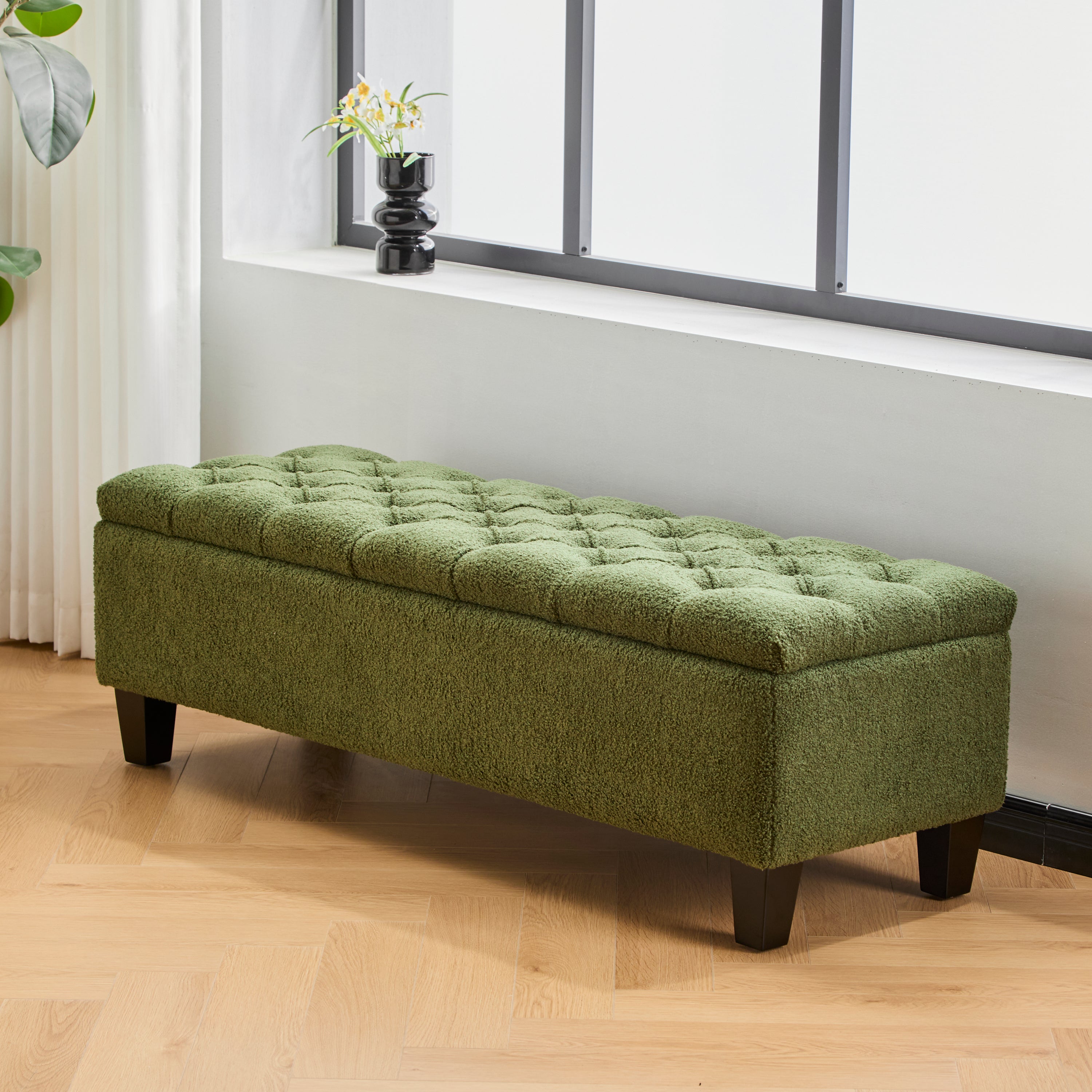 Pil Storage Boucle Ottoman