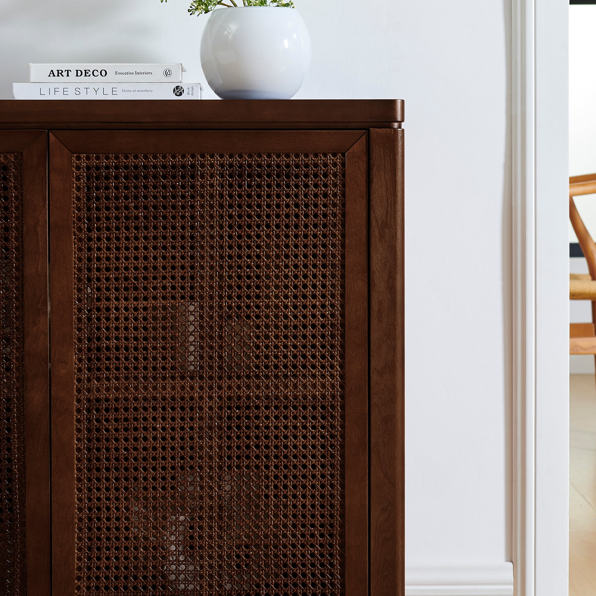 Moa Storage Walnut Cabinet