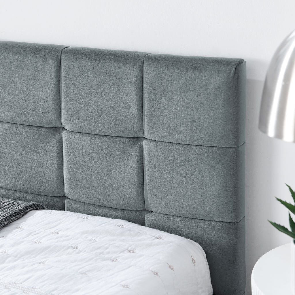 Gerd Velvet Full Bed Frame