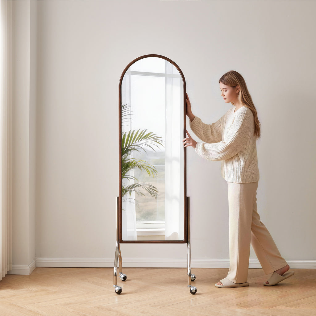 Fenn Arched Floor Mirror
