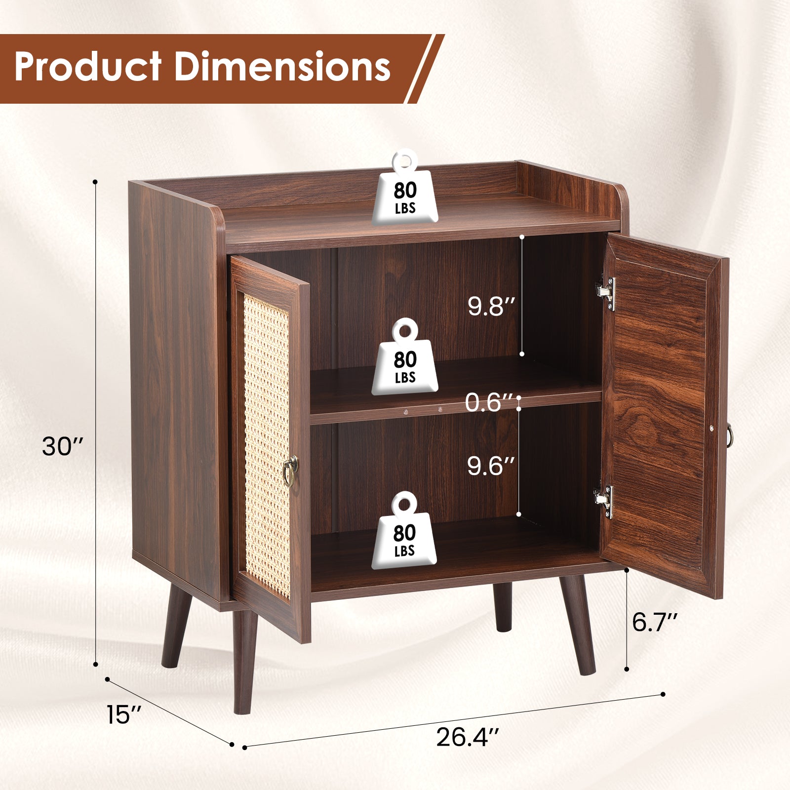 Mimmi Rattan Sideboard