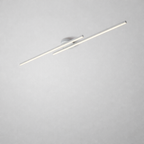 Elongated Aluminum LED Ceiling Lamp with Semi-Flush Mount