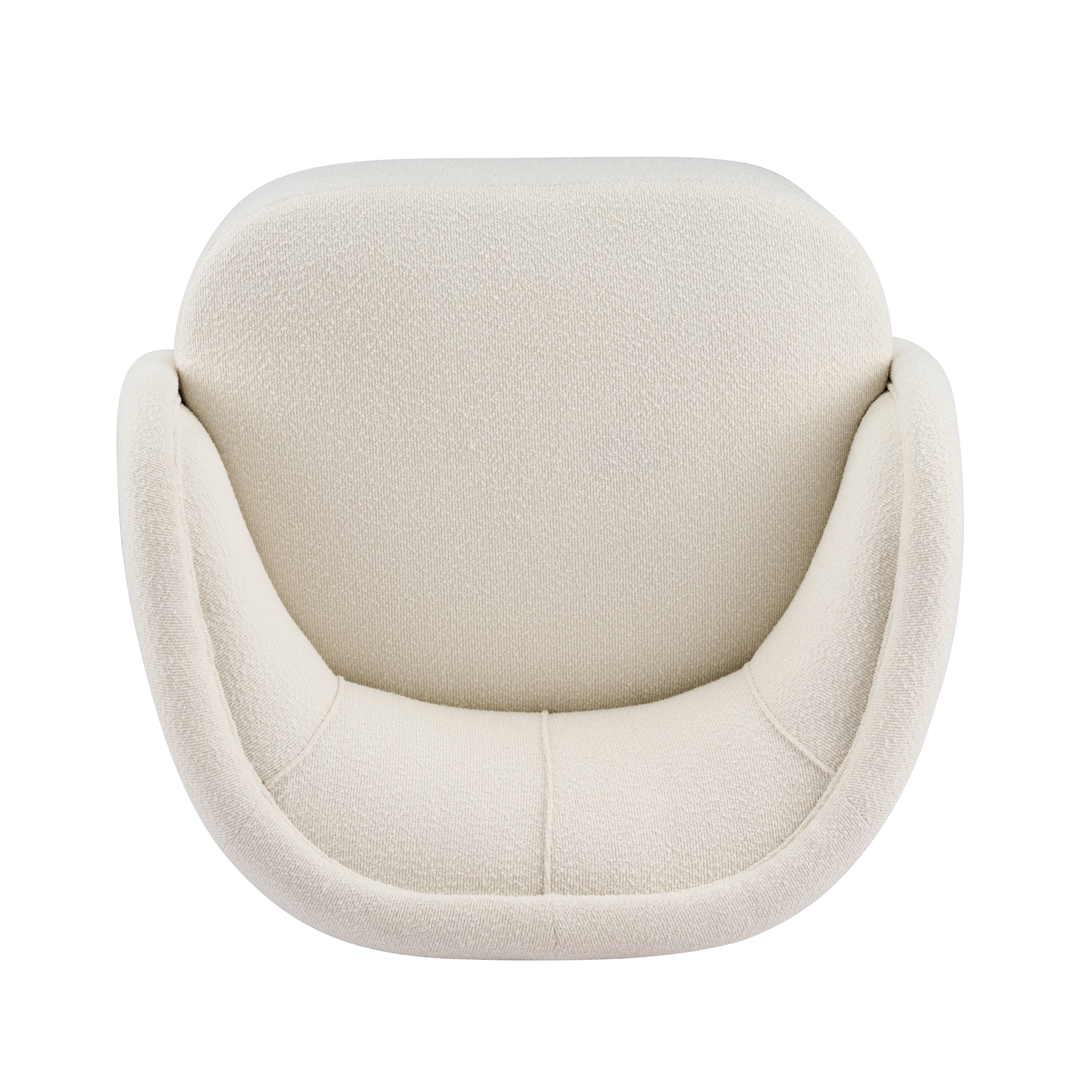 Liv Curved Boucle Accent Chair
