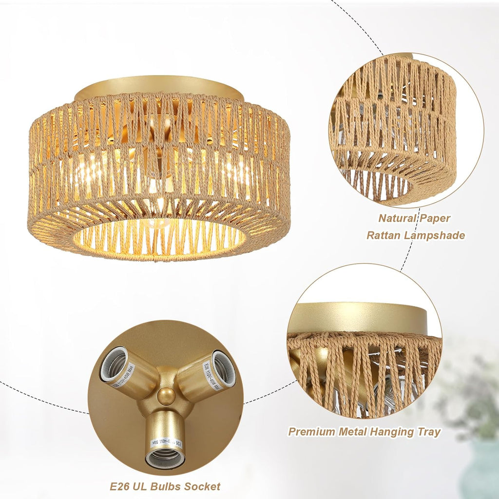 Ipse Rattan Table Lamp