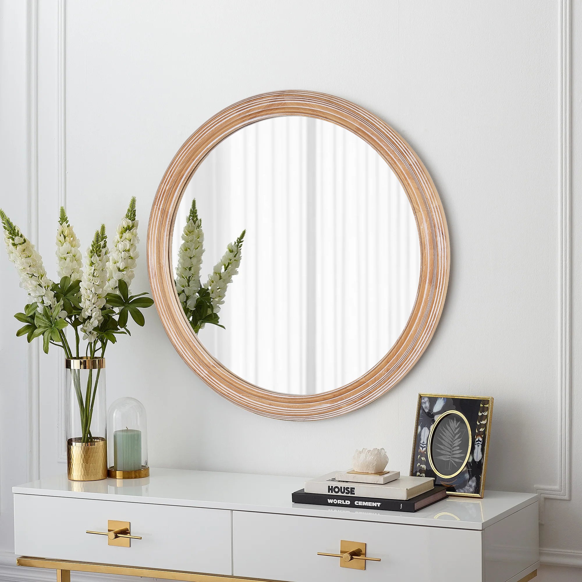 Jarl Round Wall Mirror