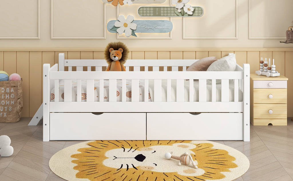 Gunda Solid Wood Twin Platform Bed Frame