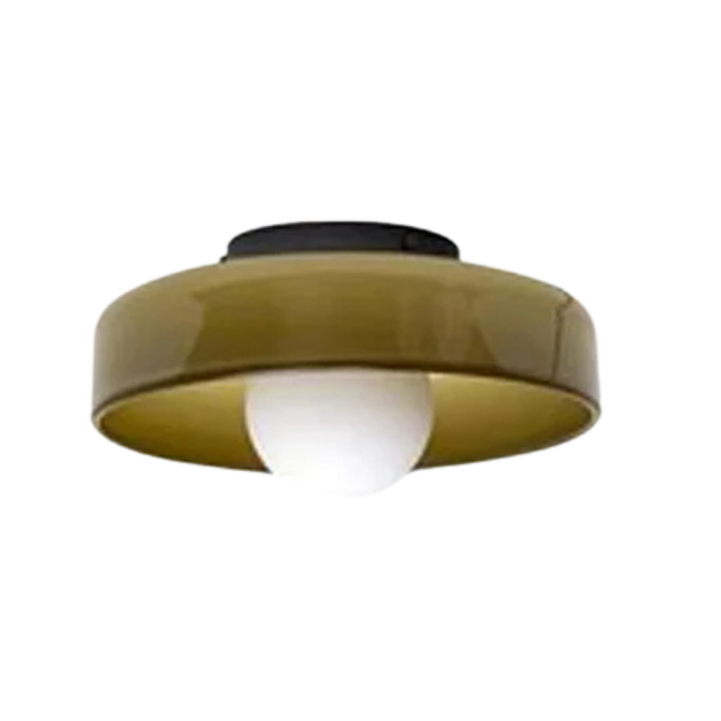 SkyLumi | Rund glasloftlampe med elegant funktionalitet