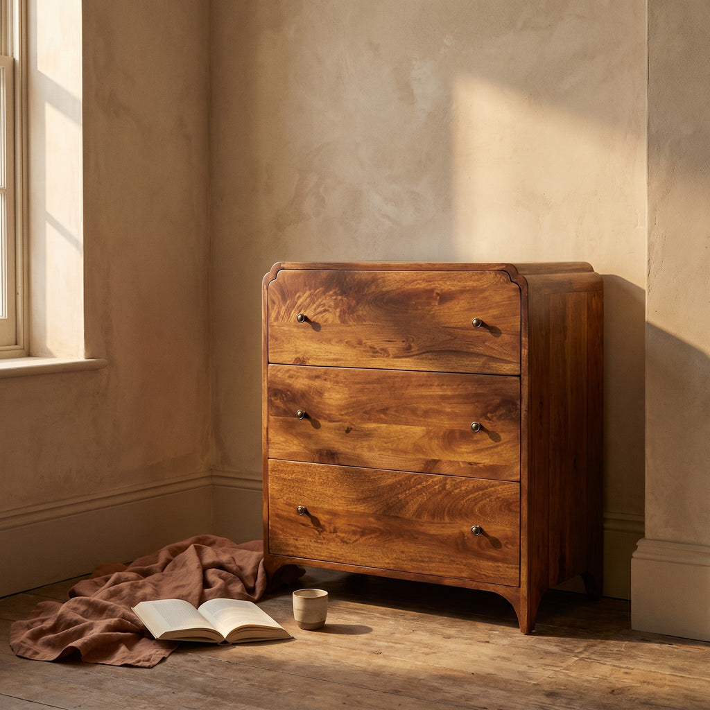 Fenja Solid Wood Chest of Drawers